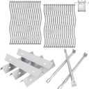 Grill Parts for Napoleon Rogue 425 Rogue SE 425 Rogue XT 425 Freestyle 425 RXT425SBNMK-1-A RXT425SIBPK-1, Grill Grate, Heat Plate & Burner Replacement Parts for Napoleon Grill Accessories