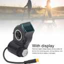 Electric Scooter Handlebar Switch Lock, 3 Pin Scooter Battery Power Display Switch Lock Handlebar Control Lock with Key for Voltage Distance Battery Health Monitoring