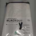 100% Blackout Shield Blackout Curtains for Bedroom 84 Inches Long, Back Tab/Rod Pocket Living Room Drapes, Thermal Insulated Blackout Curtains 2 Panels Set, 50" W x 84" L, Cream