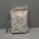 MIULEE White Linen Curtains 84 Inch Length 2 Panels for Bedroom Living Room, Soft Thick Linen Textured Natural Window Drapes Semi Sheer Light Filtering Back Tab Rod Pocket Burlap Look Decor