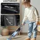 Zefiro Compact Powerful Cordless Handheld Vacuum, Rechargeable Portable Car Vacuum for Car & Pet Hair, 25000PA High Power Suction, XL Dust Cup, 2 Brushes & Filters, Long Runtime with Charger