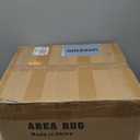 9x12 Area Rugs for Living Room, Washable Vintage Boho Medallion Rug Non Slip Low Pile Floor Carpet for Bedroom Dining Room Home Office (Beige, 9'x12')