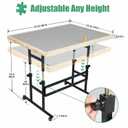 ALL4JIG 1500 Piece Jigsaw Puzzle Table with Legs, 24.53"x33.19"Adjustable Puzzle Tables for Adults, 3-Tilting-Angle Portable Wooden Jigsaw Puzzle Board Portable with 4 Drawers & Cover, Medium-1500