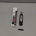 Ear and Nose Hair Trimmer Clipper - 2025 Professional Painless Eyebrow & Facial Hair Trimmer for Men Women, Battery-Operated Trimmer with IPX7 Waterproof, Dual Edge Blades for Easy Cleansing Black