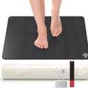 Grounding Mat for Improve Sleep, Pain Relief, Inflammation, 22.68 x 35.43 inch Earthing Mat Grounding Pad for Bed, Feet, Yoga, Working, Enjoy The Grounding Effect at House