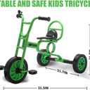 Kids Tricycle for Ages 3+, Preschool Daycare Playground Kids Balance Bike, Home Toddler Trike with Bell and Rubber Wheels, Boys and Girls Indoor/Outdoor Play Equipment, Medium