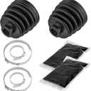 Caltric Rear Axle Inner And Outer Cv Boot Kits Compatible with Polaris Sportsman 500 4X4 Ho 1999-2005