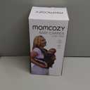 Momcozy Baby Carrier - Ergonomic, Cozy and Lightweight Carrier for 7-44lbs, Effortless to Put On, Ideal for Hands-Free Parenting, Enhanced Lumbar Support, Purehug for Infant to Toddler, Black