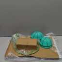 ropoda Mini Basketball Hoop - Glow in The Dark, Over The Door Basketball Hoop Indoor, Indoor Basketball Hoop Backboards for Teens and Adults, Mini Hoop for Kids with 4 Balls and Pump (Green)