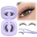 Magnetic Eyelashes with Applicator Wispy Magnetic Eyelashes Natural Look Magnetic Lashes NO Need Glue False Eyelashes with Magnets Eyelashes without Eyeliner by Lanflower