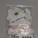 GREENTIME 12 Pcs Glitter Poinsettia 5.5" Artificial Flowers Christmas with Clips Stems Xmas Tree Ornaments for New Year Party Stairs Fireplace Porch Balcony Garden Church Wreath Decoration (White)