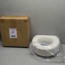 Lumex Raised Toilet Seat, 4.5" Riser, Non-Locking, Fits Most Toilets