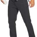 Arunlluta Hiking Pants for Men, Hiking Travel Pants Water-Resistant Mens Work Pants Stretch Quick Dry Lightweight (40W x 30L, Darkgraybelt Included), 4XL