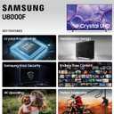 Samsung 75-Inch Class Crystal UHD U8000F 4K Smart TV (2025 Model) Endless Free Content, Processor, MetalStream Design, Knox Security, Alexa Built-in