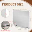 Stainless Steel Commercial Deep Fryer Splash Guard 20-1/2 W x 18 H Splatter Guard Side Stove Splash Tool for Stop Oil from Splattering Supplies Pack of 1