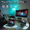 Wireless HDMI Transmitter and Receiver, TTQ Wireless HDMI Extender 4K Supported, Metal Housing, LED Display, 100FT Range, 2.4G&5G, for PC/Laptop/Camera/HDTV/Projector/TV Box, No App/Bluetooth Needed