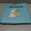 MAONAME 13" Gold Charger Plates, Round Reef Chargers for Dinner Plates, Plastic Plate Chargers for Table Setting, Wedding Decor, Set of 6