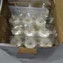 Homemory 12 Pcs Real Wax Flameless Taper Candles with Remote Timer and Dimmer, Battery Operated Candlesticks with Flickering Light, Ivory Window Candles, 9.6 Inches for Wedding Home Decor