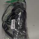 Addtam 15FT Long Power Strip, Surge Protector with 10 Outlets and 4 USB Ports, Extension Cord with Flat Plug, 2700 Joules, ETL Listed, Black