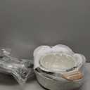 CAROTE 14 Pcs Pots and Pans Set Nonstick,Cookware Set Kitchen Cooking Set with Utensil and Pan Protectors (Cream White)