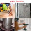 Black Self Tapping TEK Screws Assortment,410 Stainless Steel #8#10#12 Hex Head Self Drilling Screws for Metal