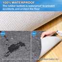 Non-Slip Rug Pads 1/4 Thick, 6x9Ft Waterproof Rugs Non Skid Rug Pad for All Floors and Finishes Durable Hardwood Floor Protective Felt Keeps Rugs in Place, Safe and Secure