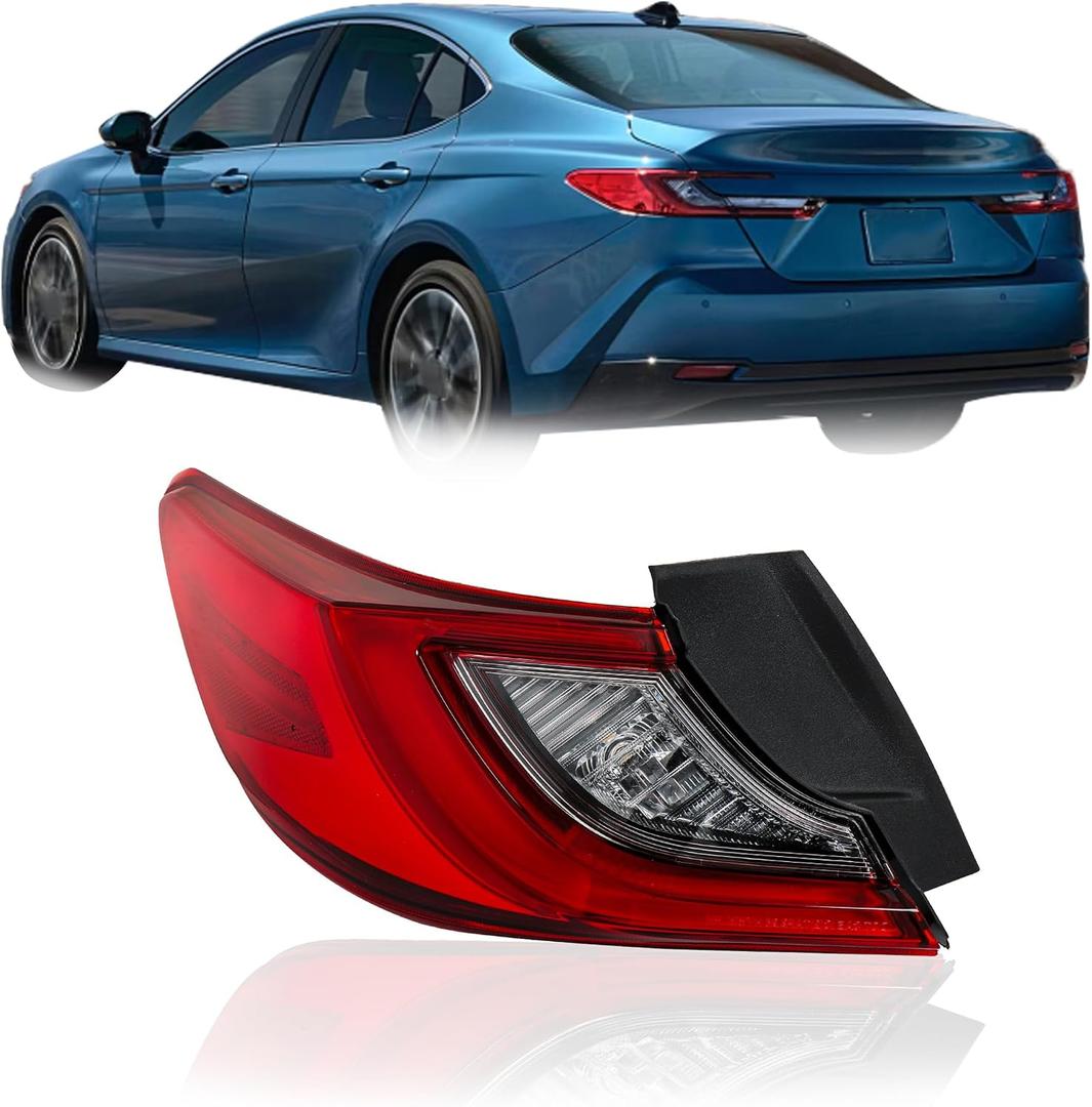 LH Left Side Outer Tail Light Replacement for Toyota Camry XLE XSE 2025 Driver Side 81560-AQ020
