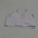 Yonique Women Sports Bra Bikini Top Swim Bra Athletic Swim Top Scoop Neck Bathing Suit, White XXL