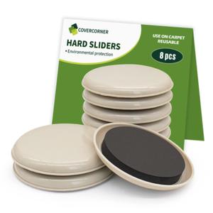 Furniture Sliders for Carpet 7 PCS - 4 3/4 inch Furniture Moving Slider Chair Legs Floors Protectors– Move Your Furniture Easy & Safely(for Carpet)