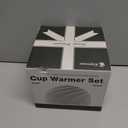 Coffee Mug Warmer & Kepwam Mug Set, 3 Temp Settings up to 167, Gravity Sensor & Light Display, Cup Warmer with 6H Auto Shut Off, Idealt Gift for Dad Mom, Beverage Warmer for Heats Coffee, Tea & More