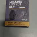 B-Wheel Locking Lug Nut Key Compatible with Toyota Lexus, Tacoma, Chrome Wheel Lock Nuts Socket Adapter, Anti-Theft Lugnut Removal Tool, Tire Nut Removal Tools