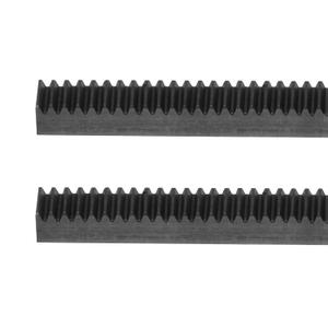 uxcell Steel Gear Rack, 2 Pcs 1Mod 500mm x 10mm x 10mm Total 3.3 ft Heavy Duty Straight Linear Spur Rack for Machines Automotive