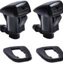 Toyota Windshield Washer Nozzles Kit - Replaces OEM #85381-AE020, Fits 04-10 Sienna, 05-12 Corolla, 04-08 Solara, 00-05 Tundra