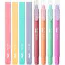 Mr. Pen No Bleed Gel Highlighters, Friendly Colors, 8 Pack, Bible Highlighters and Pens No Bleed, Bible Markers for Study, Journaling, School Supplies and Accessories
