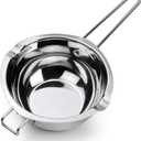 1000ML Upgrade Double Boiler Stainless Steel Melting Pot For Chocolate, Candle and Candy Making (34oz)