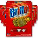 Brillo Steel Wool Soap Pads Lemon, 10 Count