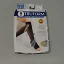 Truform Sheer Compression Stockings, 15-20 mmHg, Women's Knee High Length, Open Toe, 20 Denier, Medium (Nude)