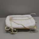 Cat Window Perch, Rustic Cat Hammock Bed with Solid Wood Seat 4 Heavy Duty Suction Cups, Plush Cushion, Indoor Pet Window Hammock for Cats for Large Cats (Medium)