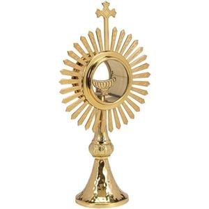 Sudbury Budded Cross and Ray Monstrance with Luna Sudbury Budded Cross and Ray Monstrance with Luna