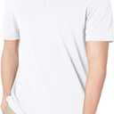 Amazon Essentials Men's Golf Polo Shirt, Short Sleeve, Dri Fit, Slim-Fit, Quick-Dry (X-Large, White)