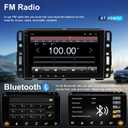 Car Radio for Chevy Chevrolet Silverado 20072013 GMC Sierra, Yukon Tahoe Suburban 20072014, Traverse 8inch Touchscreen Stereo Headunit with CarPlay Android Auto Bluetooth GPS 5GWiFi Backup Camera FM