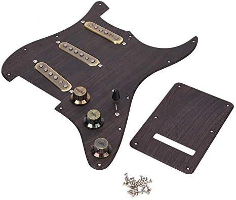 Loaded Pickguard and Back Plate Set with Accessories, Loaded Prewired SSS Humbucker Pickguard Pickups Set with Back Plate, Guitar Hardware