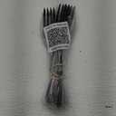 Yuright Stainless Steel Black Dessert Fork, Small Salad Forks Set of 12