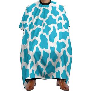 Giraffe Pattern Blue Glitter Barber Cape,Professional Waterproof Hair Styling Cape for Unisex Adults (Style-24)