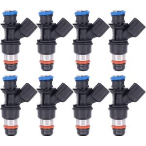 NewYall Pack of 8 Fuel Injector for 2007-2009 4.8L 5.3L 6.0L 6.2L Envoy Sierra Yukon Savana SSR Trailblazer Avalanche Silverado Suburban Tahoe Express Saab 9-7X 12580681