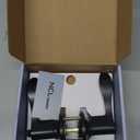 NCL Hardware NCL Square Lever Matte Black Door Handle,Privacy Door Lever Interior Door Knob,Door Locks for Bedroom and Bath , 025MB-BK