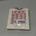 Babyletto Muslin Baby Bassinet Sheets for Girls & Boys - GOTS Certified Breathable Organic Cotton Cover - 360° Fitted, Soft & Cozy Rectangle Bedside Bassinet Sheets, Maroon Offset Stripe