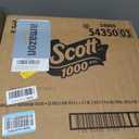 Scott 1000 Trusted Clean Toilet Paper, 32 Rolls, Septic-Safe, 1-Ply Toilet Tissue