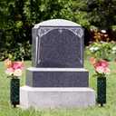 Hahood 8 Packs Cemetery Vases with Spikes and Foam Plastic Grave Vase Outdoor In Ground Cemetery Grave Flower Holders Memorial Gravestone Headstone Flower Vase for Cemetery Grave Decoration