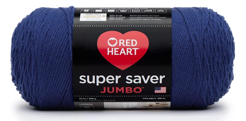 Red Heart Super Saver Yarn-Royal